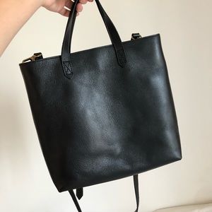 NEW MADEWELL Black Transport Crossbody Leather
